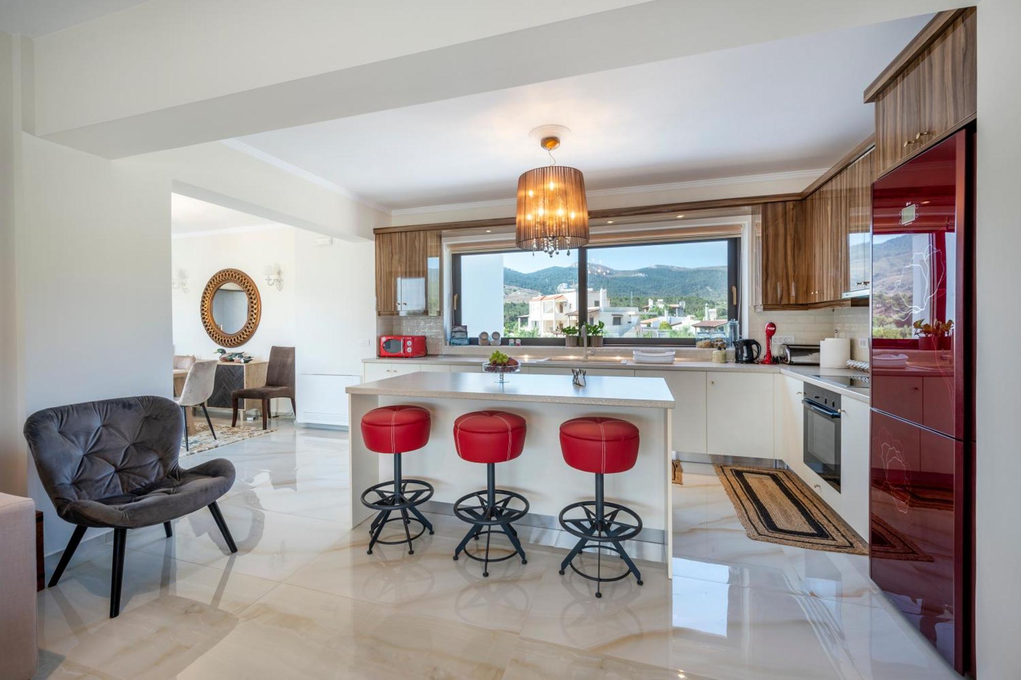 Appartement Olive Haven-3br-private Parking-balcony Kos-stad